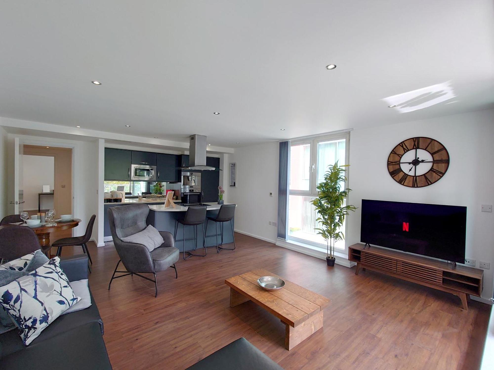 Fully Serviced Two Bed Apartment By Excel & O2 Лондон Экстерьер фото